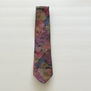 Vintage Mens Andhurst Tie Fruit Pattern 55"
